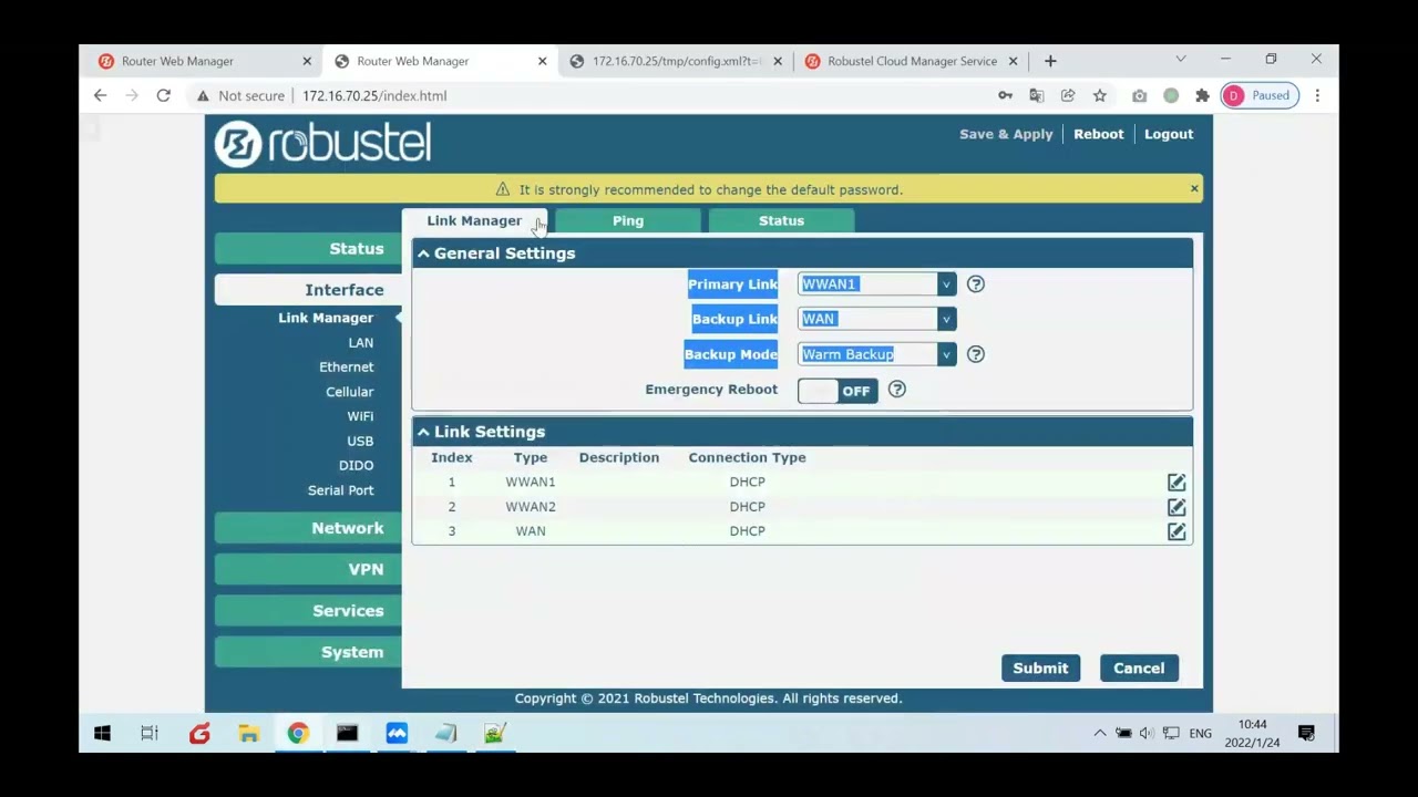 How do I batch modify APNs in Robustel Routers using RCMS?