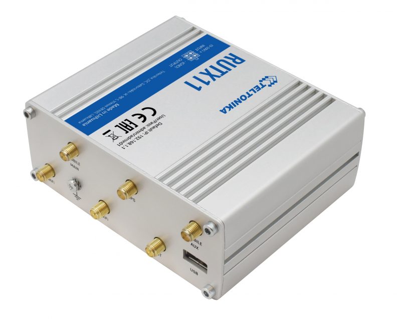 RUTX11 - Router LTE CAT6 Gigabit industrial WiFi dual band 802.11ac